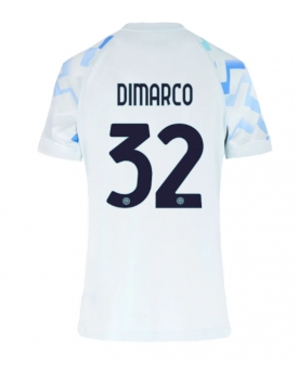 Billige Fotballdrakt Inter Milan Federico Dimarco #32 Replika Bortedrakt Dame 2025-26 Kortermet Billige Fotballdrakt Inter Milan Federico Dimarco #32 Replika Bortedrakt Dame 2025-26 Kortermet